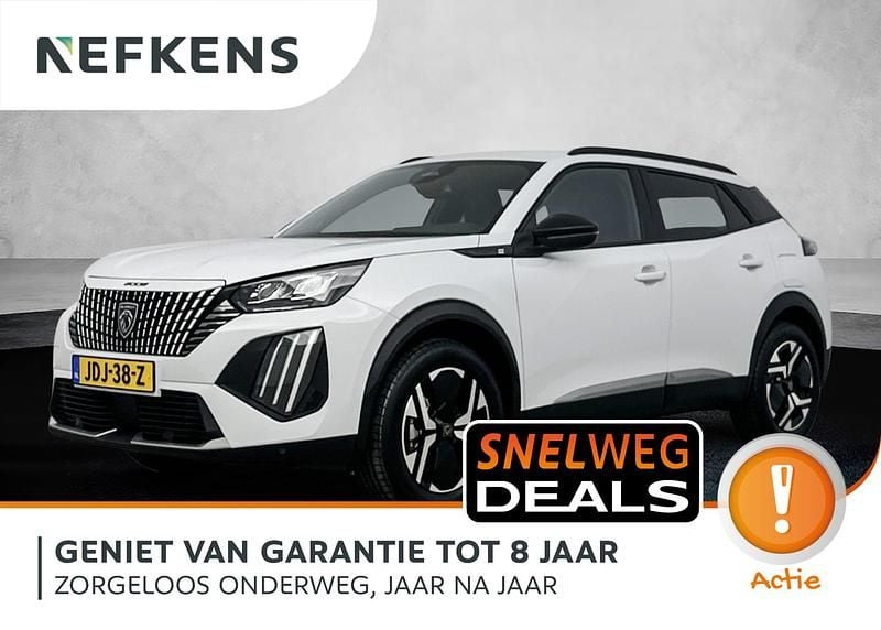 Wit Nieuw 2025 Peugeot e-2008 Allure SUV | € 34.800 (Eerlijke prijs) - Afbeelding 1/4
