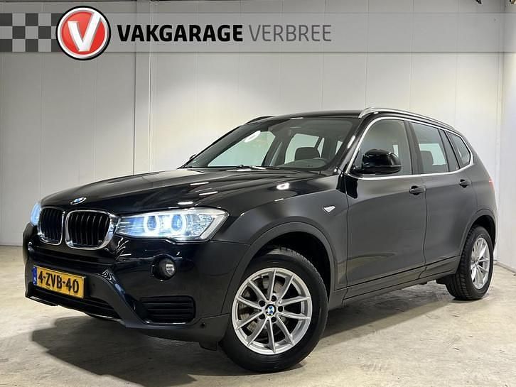 Zwart Gebruikt 2015 BMW X3 Executive SUV | € 18.940 (Eerlijke prijs) - Afbeelding 1/4