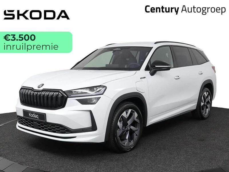 Wit Nieuw 2025 Skoda Kodiaq Business Line SUV | € 55.750 (Eerlijke prijs) - Afbeelding 1/4