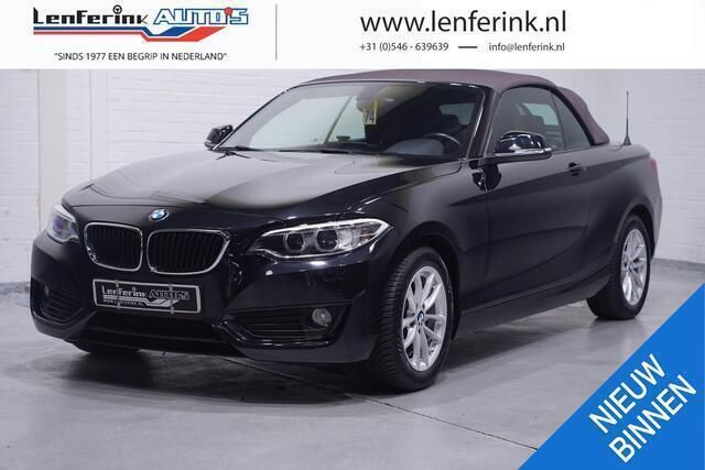 Zwart Gebruikt 2017 BMW 218 Executive Cabriolet | € 19.600 (Goede deal) - Afbeelding 1/4