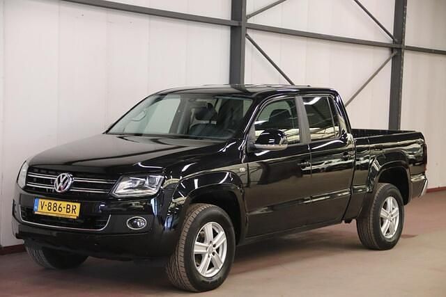 Zwart Occasion 2016 VW Amarok Pickup | € 22.900 (Duur) - Afbeelding 1/4