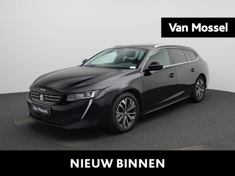Zwart Gebruikt 2021 Peugeot 508 Active Stationwagen | € 23.900 (Goede deal) - Afbeelding 1/4