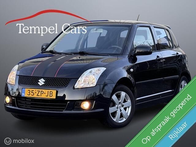 Zwart Occasion 2008 Suzuki Swift Hatchback | € 3.950 (Eerlijke prijs) - Afbeelding 1/4