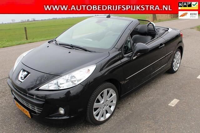 Zwart Gebruikt 2012 Peugeot 207 CC Griffe Cabriolet | € 4.950 (Eerlijke prijs) - Afbeelding 1/4
