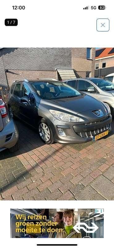 Grijs Occasion 2008 Peugeot 308 Stationwagen | € 550 (Super prijs) - Afbeelding 1/4
