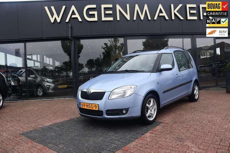 Blauw Gebruikt 2009 Skoda Roomster Ambiente Stationwagen | € 4.450 (Duur) - Afbeelding 1/4