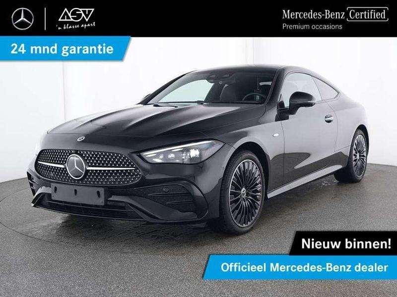 Zwart Gebruikt 2025 Mercedes CLE300 AMG line Coupé | € 71.880 (Eerlijke prijs) - Afbeelding 1/4
