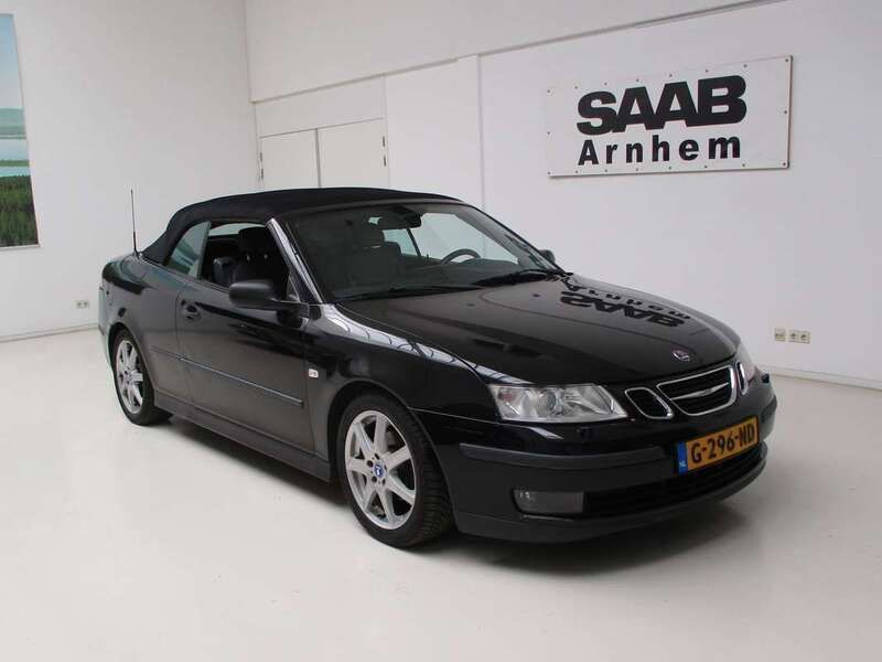 Zwart Gebruikt 2004 Saab 9-3 Cabriolet Cabriolet | € 4.495 (Super prijs) - Afbeelding 1/4