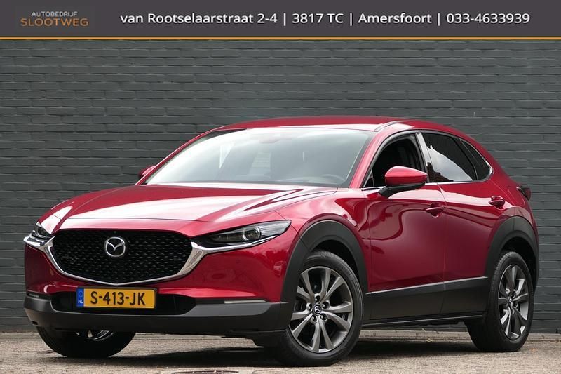 Rood, metallic lak Gebruikt 2020 Mazda CX-30 Luxury SUV | € 25.950 (Eerlijke prijs) - Afbeelding 1/4