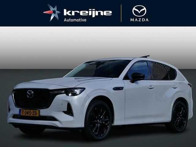 Rhodium white metallic (51k) Gebruikt 2023 Mazda CX-60 Homura-Line SUV | € 43.425 (Goede deal) - Afbeelding 1/4