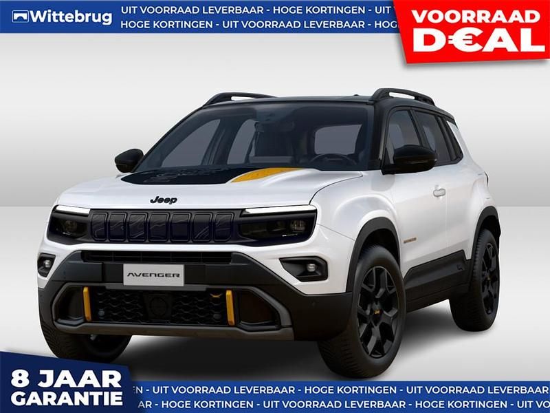Wit Nieuw 2025 Jeep Avenger North SUV | € 42.888 (Iets duurder) - Afbeelding 1/4