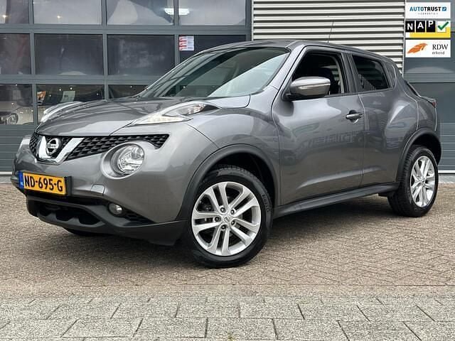 Grijs Gebruikt 2015 Nissan Juke Acenta SUV | € 13.499 (Eerlijke prijs) - Afbeelding 1/4