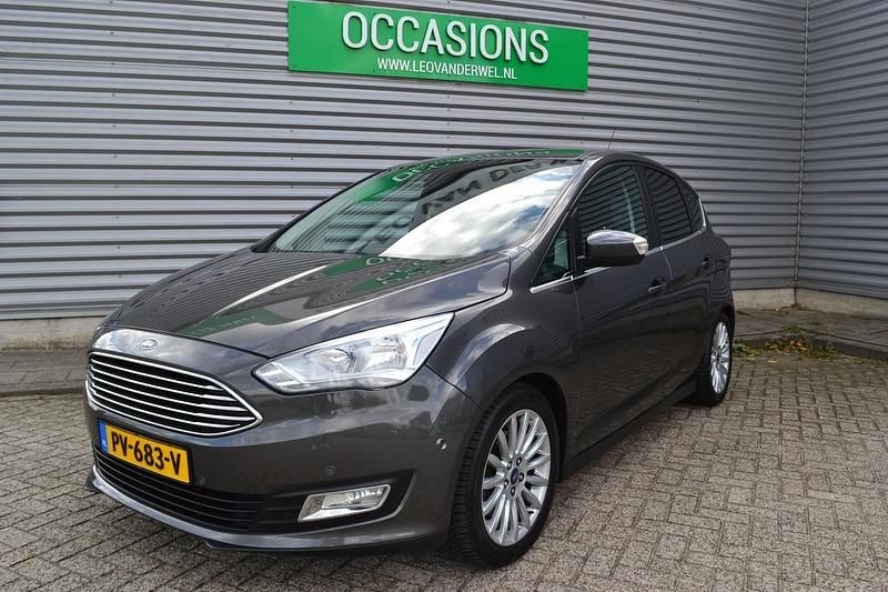 Grijs Gebruikt 2015 Ford C-MAX Titanium MPV | € 13.900 (Eerlijke prijs) - Afbeelding 1/4
