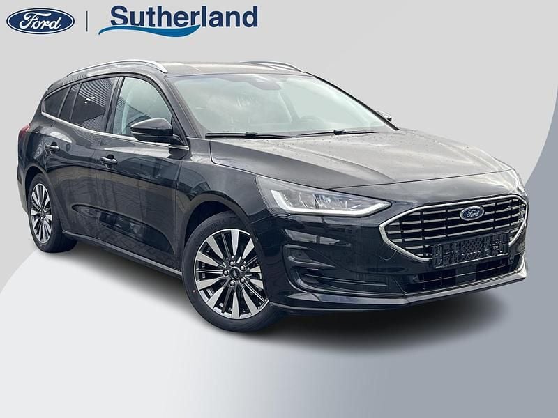 Zwart Nieuw 2025 Ford Focus Titanium X Stationwagen | € 37.240 (Iets duurder) - Afbeelding 1/4