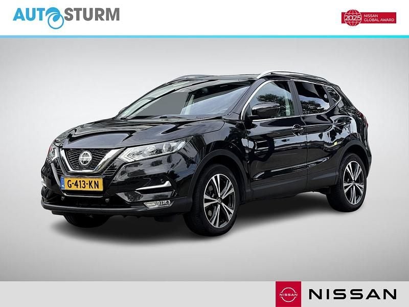 Zwart Gebruikt 2019 Nissan Qashqai N-Connecta SUV | € 18.749 (Eerlijke prijs) - Afbeelding 1/4