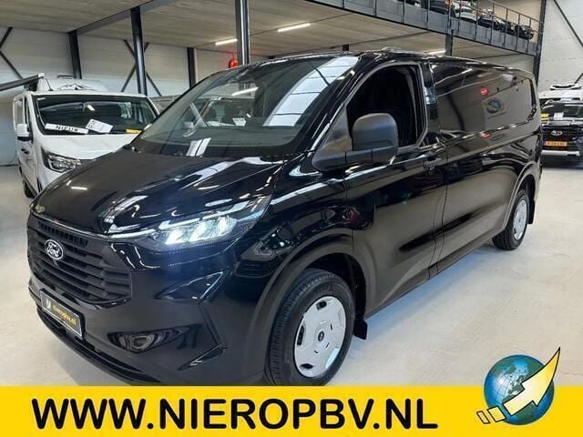Zwart Nieuw 2024 Ford Transit Custom Van | € 34.750 (Eerlijke prijs) - Afbeelding 1/4