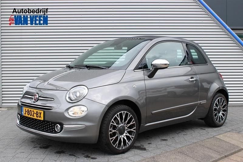 Grijs Gebruikt 2020 Fiat 500C Star Cabriolet | € 14.690 (Eerlijke prijs) - Afbeelding 1/4