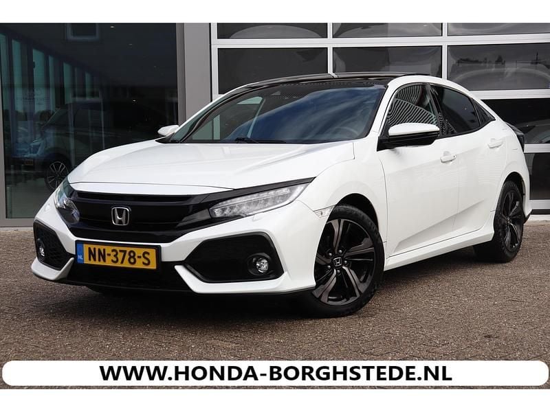 Wit Gebruikt 2017 Honda Civic Executive Hatchback | € 16.950 (Eerlijke prijs) - Afbeelding 1/4