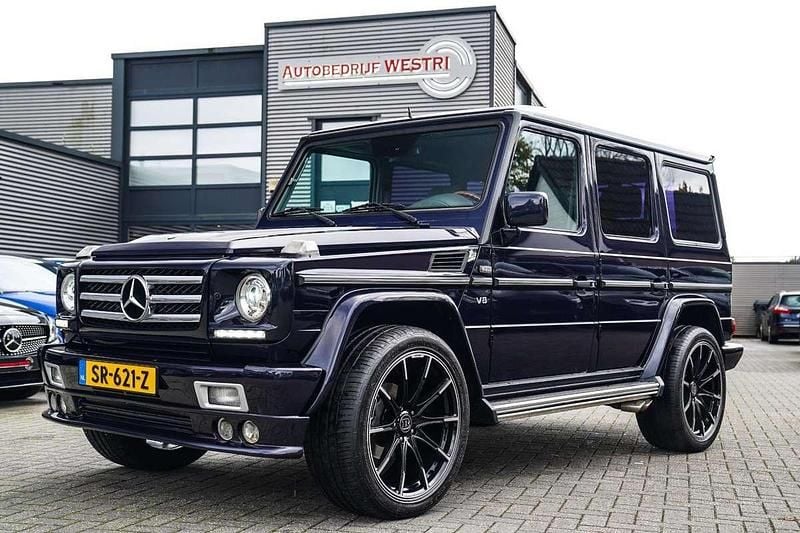 Blauw Gebruikt 2002 Mercedes G55 AMG AMG SUV | € 43.995 - Afbeelding 1/4