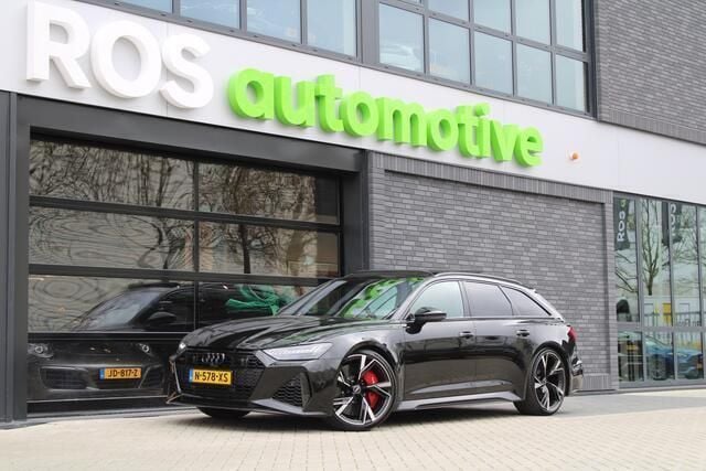 Zwart Gebruikt 2021 Audi RS6 S-Line Stationwagen | € 99.450 - Afbeelding 1/4