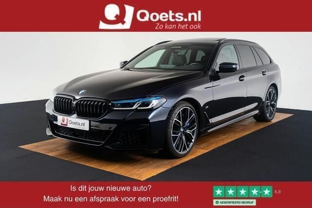 Zwart Gebruikt 2020 BMW 540 Executive Stationwagen | € 52.950 (Eerlijke prijs) - Afbeelding 1/4