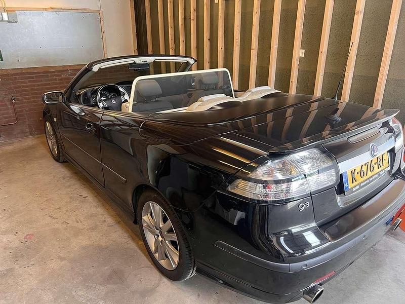 Zwart Gebruikt 2006 Saab 9-3 Cabriolet Aero Cabriolet | € 14.995 - Afbeelding 1/4