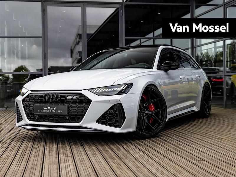 Grijs Gebruikt 2020 Audi RS6 Advanced Stationwagen | € 117.900 (Eerlijke prijs) - Afbeelding 1/4