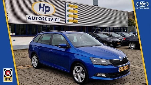 Blauw Gebruikt 2015 Skoda Fabia Ambition Stationwagen | € 9.500 (Eerlijke prijs) - Afbeelding 1/4