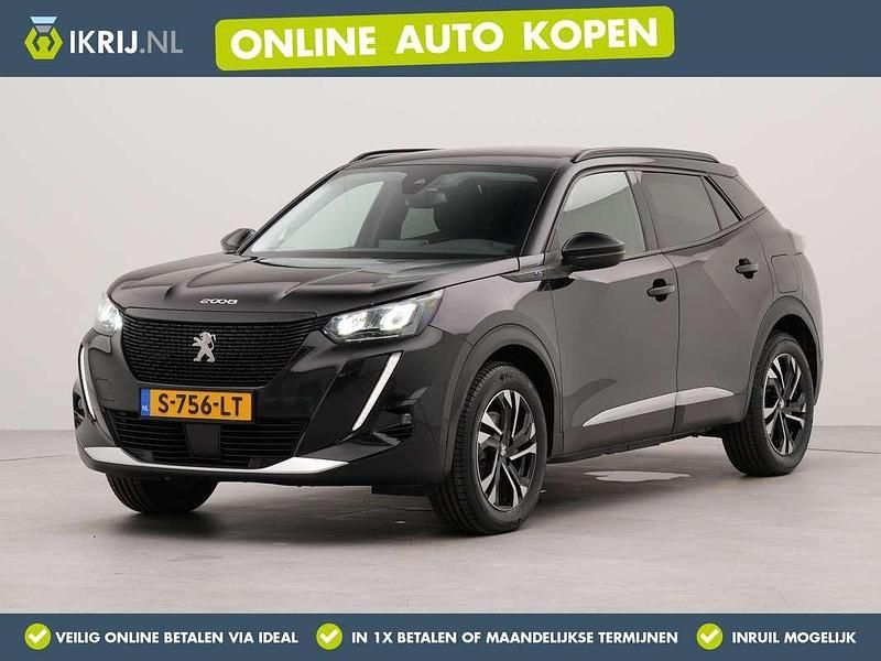 Zwart Gebruikt 2022 Peugeot e-2008 Allure SUV | € 19.150 (Goede deal) - Afbeelding 1/3