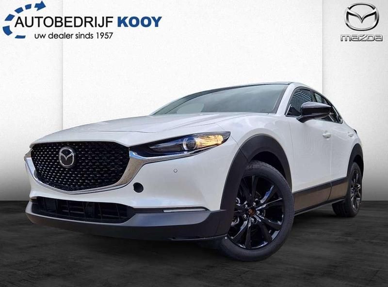 Wit, metallic lak Nieuw 2025 Mazda CX-30 Homura-Line SUV | € 37.590 (Goede deal) - Afbeelding 1/4