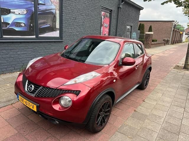 Rood Gebruikt 2012 Nissan Juke Tekna SUV | € 6.499 (Eerlijke prijs) - Afbeelding 1/4