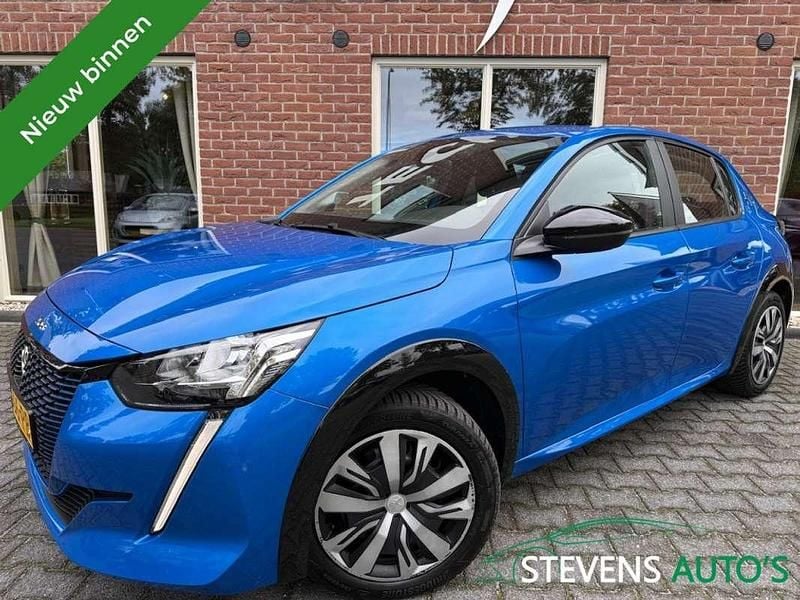 Blauw Gebruikt 2023 Peugeot e-208 Active Hatchback | € 15.899 (Super prijs) - Afbeelding 1/4