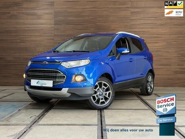 Blauw, metallic lak Gebruikt 2017 Ford Ecosport Titanium SUV | € 11.890 (Eerlijke prijs) - Afbeelding 1/4