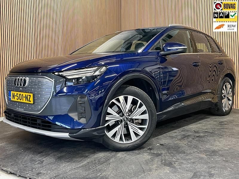 Blauw Occasion 2021 Audi Q4 e-tron Advanced Plus SUV | € 25.895 (Super prijs) - Afbeelding 1/2