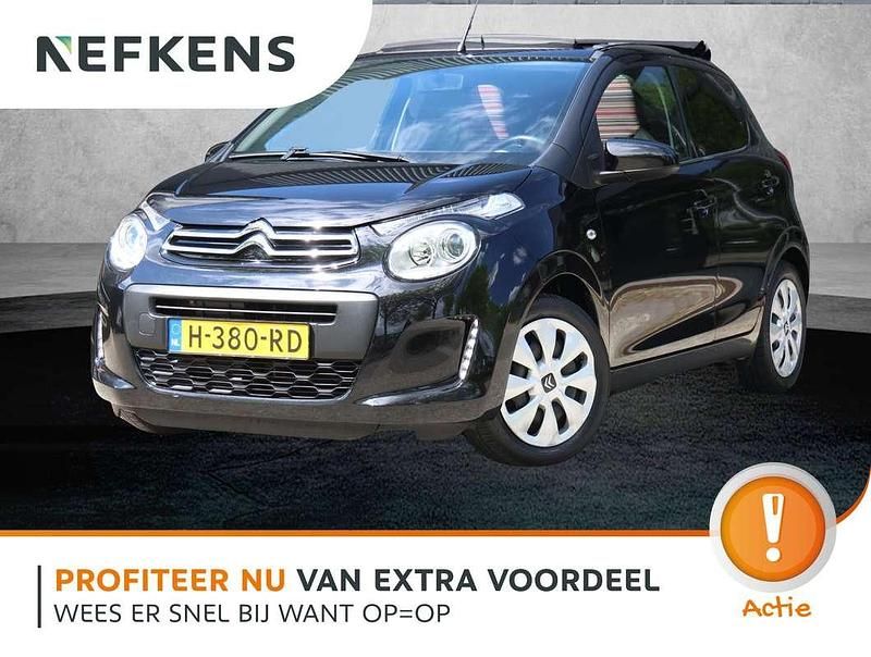 Zwart Gebruikt 2020 Citroën C1 Feel Hatchback | € 9.400 (Eerlijke prijs) - Afbeelding 1/3