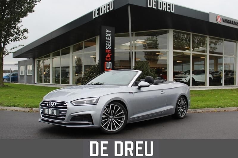 Grijs Gebruikt 2018 Audi A5 Cabriolet S-Line Cabriolet | € 31.995 (Eerlijke prijs) - Afbeelding 1/4