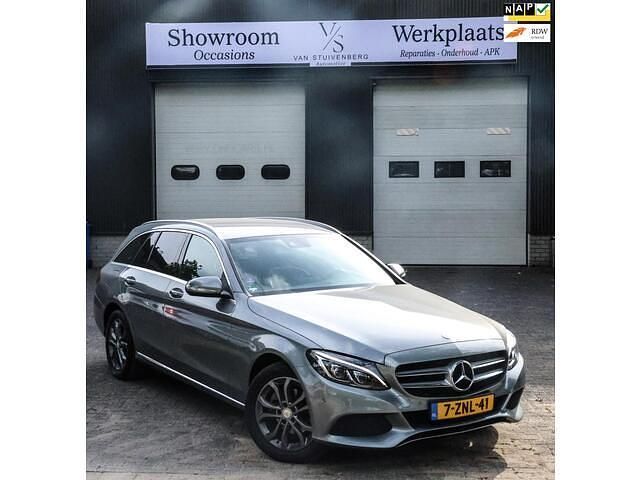Grijs Gebruikt 2015 Mercedes C180 Ambition Stationwagen | € 17.000 (Eerlijke prijs) - Afbeelding 1/4