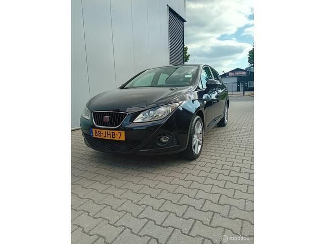 Zwart Gebruikt 2009 Seat Ibiza Stylance Hatchback | € 2.799 (Eerlijke prijs) - Afbeelding 1/4