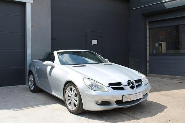 Grijs Gebruikt 2004 Mercedes SLK200 Cabriolet | € 9.500 (Eerlijke prijs) - Afbeelding 1/4