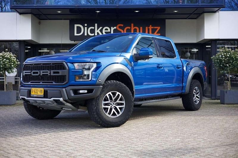 Blauw Gebruikt 2019 Ford F-150 Raptor Pickup | € 52.900 (Eerlijke prijs) - Afbeelding 1/4