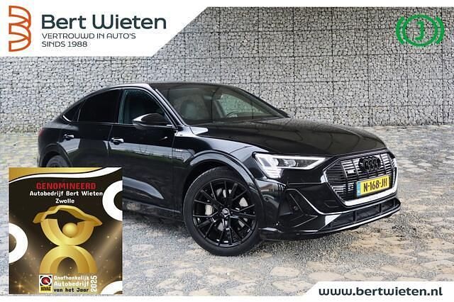 Zwart Gebruikt 2021 Audi e-tron S-Line SUV | € 35.840 (Eerlijke prijs) - Afbeelding 1/3