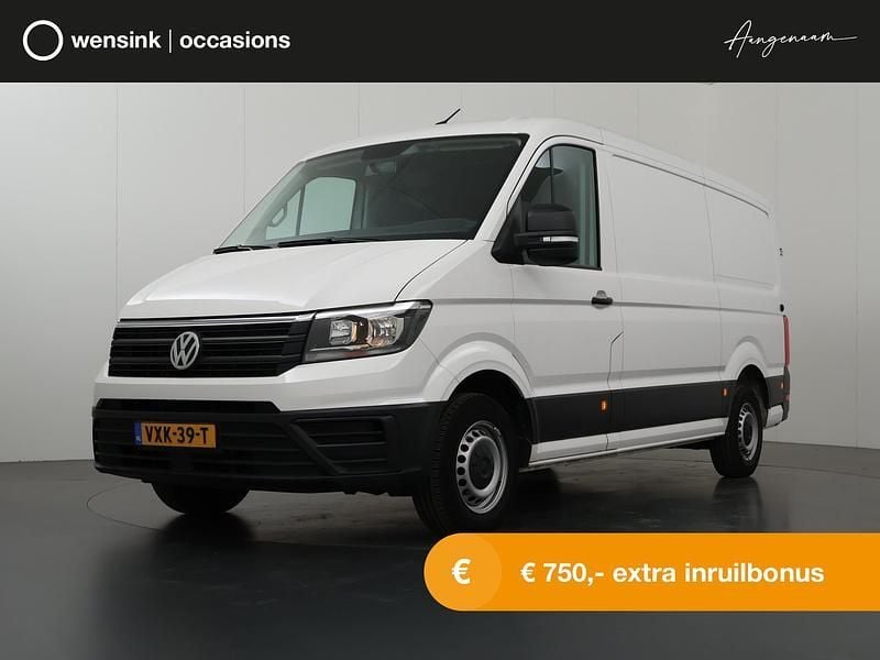 Wit Gebruikt 2019 VW Crafter Trendline Van | € 19.945 (Super prijs) - Afbeelding 1/4