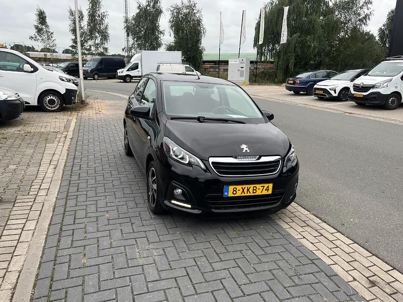 Zwart Gebruikt 2014 Peugeot 108 Hatchback | € 5.950 (Eerlijke prijs) - Afbeelding 1/4