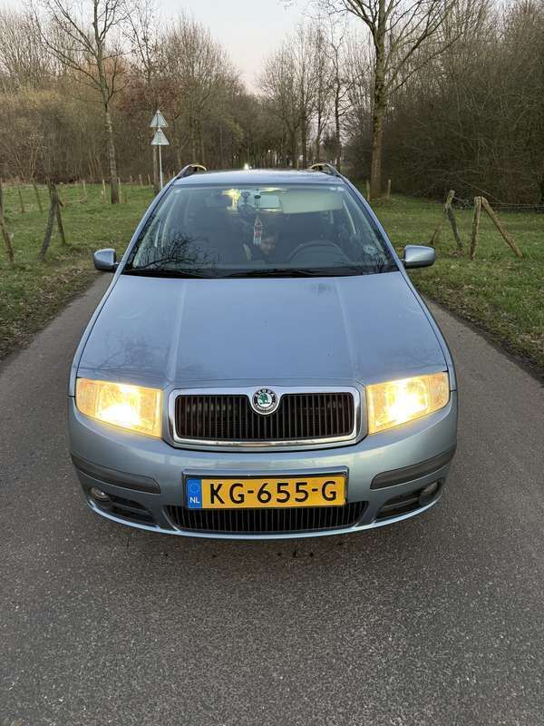 Blauw Gebruikt 2007 Skoda Fabia Stationwagen | € 1.000 (Goede deal) - Afbeelding 1/4