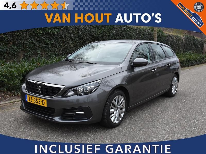 Grijs Gebruikt 2018 Peugeot 308 Stationwagen | € 9.950 (Iets duurder) - Afbeelding 1/4