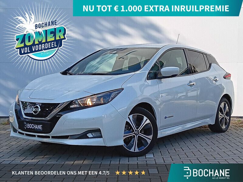 Wit Gebruikt 2020 Nissan Leaf N-Connecta Hatchback | € 12.995 (Goede deal) - Afbeelding 1/4