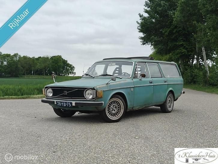 Groen Occasion 1973 Volvo 145 Stationwagen | € 6.450 - Afbeelding 1/4