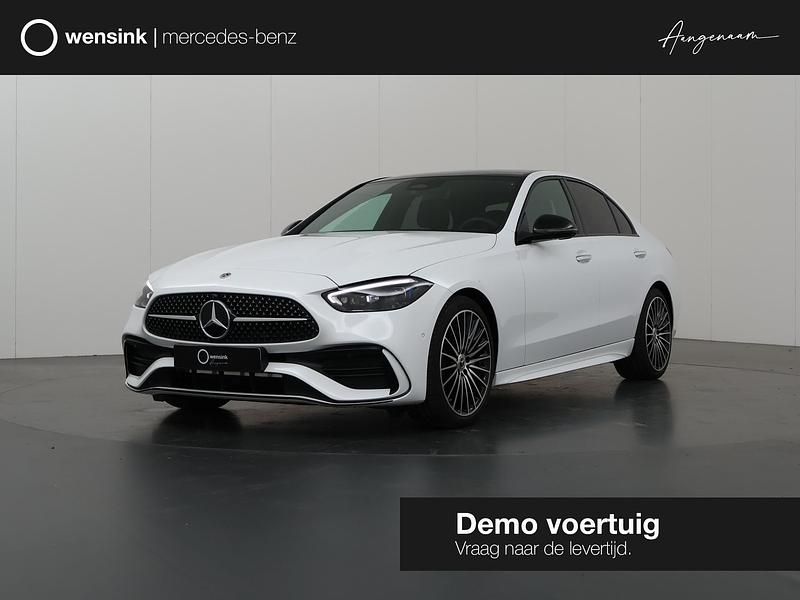 Wit Gebruikt 2025 Mercedes C180 AMG line Sedan | € 58.850 (Duur) - Afbeelding 1/4