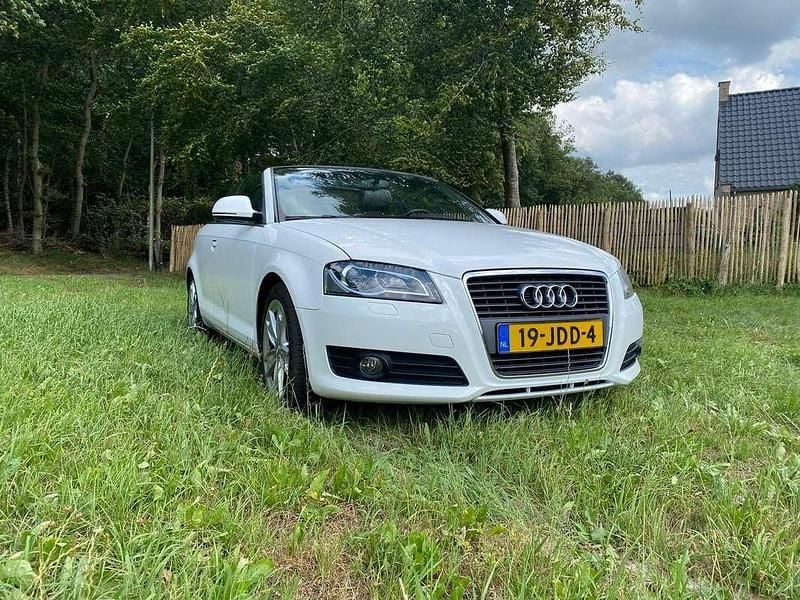 Wit Gebruikt 2009 Audi A3 Cabriolet Cabriolet | € 3.000 (Super prijs) - Afbeelding 1/4