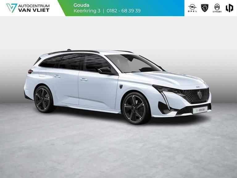 Blanc okenite (wit metallic) Nieuw 2025 Peugeot e-308 Hatchback | € 44.300 (Duur) - Afbeelding 1/4